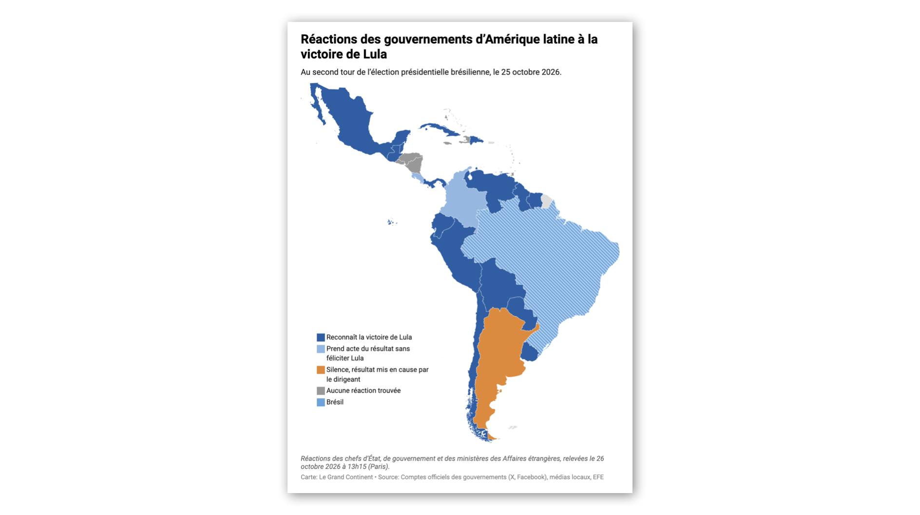 Comment l’Amérique latine réagit à la victoire de Lula