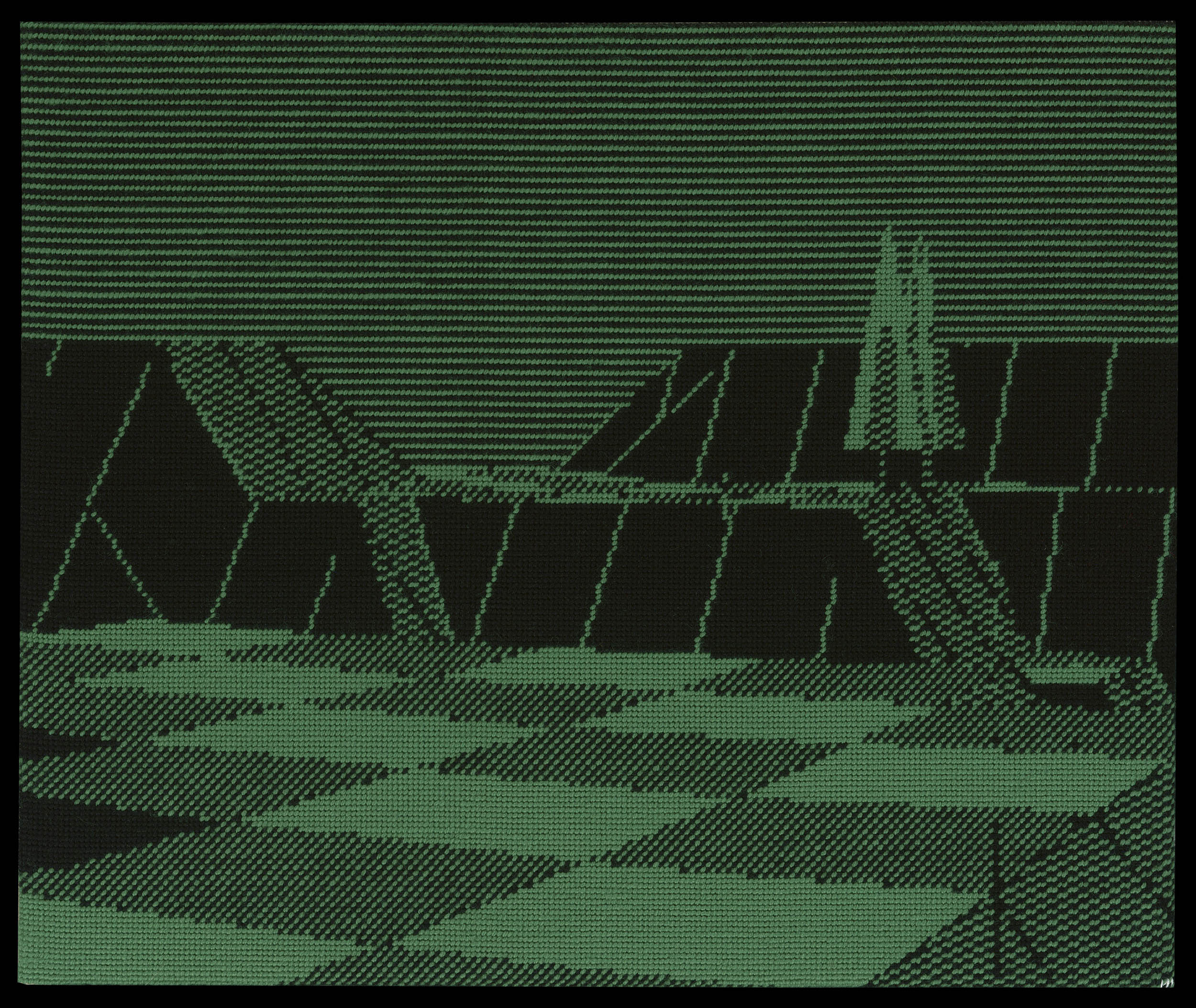 Marine Beaufils, «La Sentinelle», Level 0009, ricamo. © Marine Beaufils