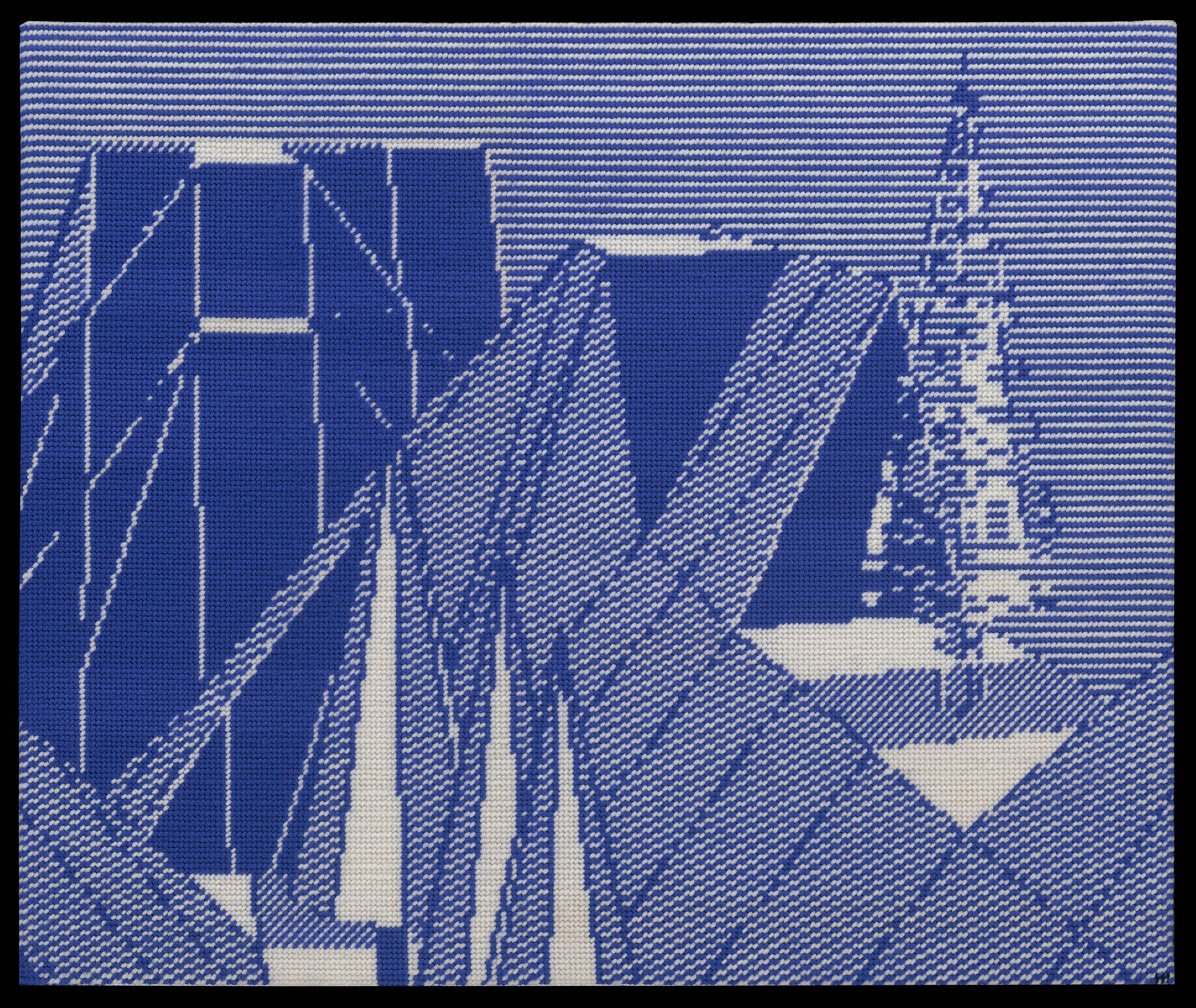 Marine Beaufils, «La Sentinelle», Level 0021, ricamo. © Marine Beaufils
