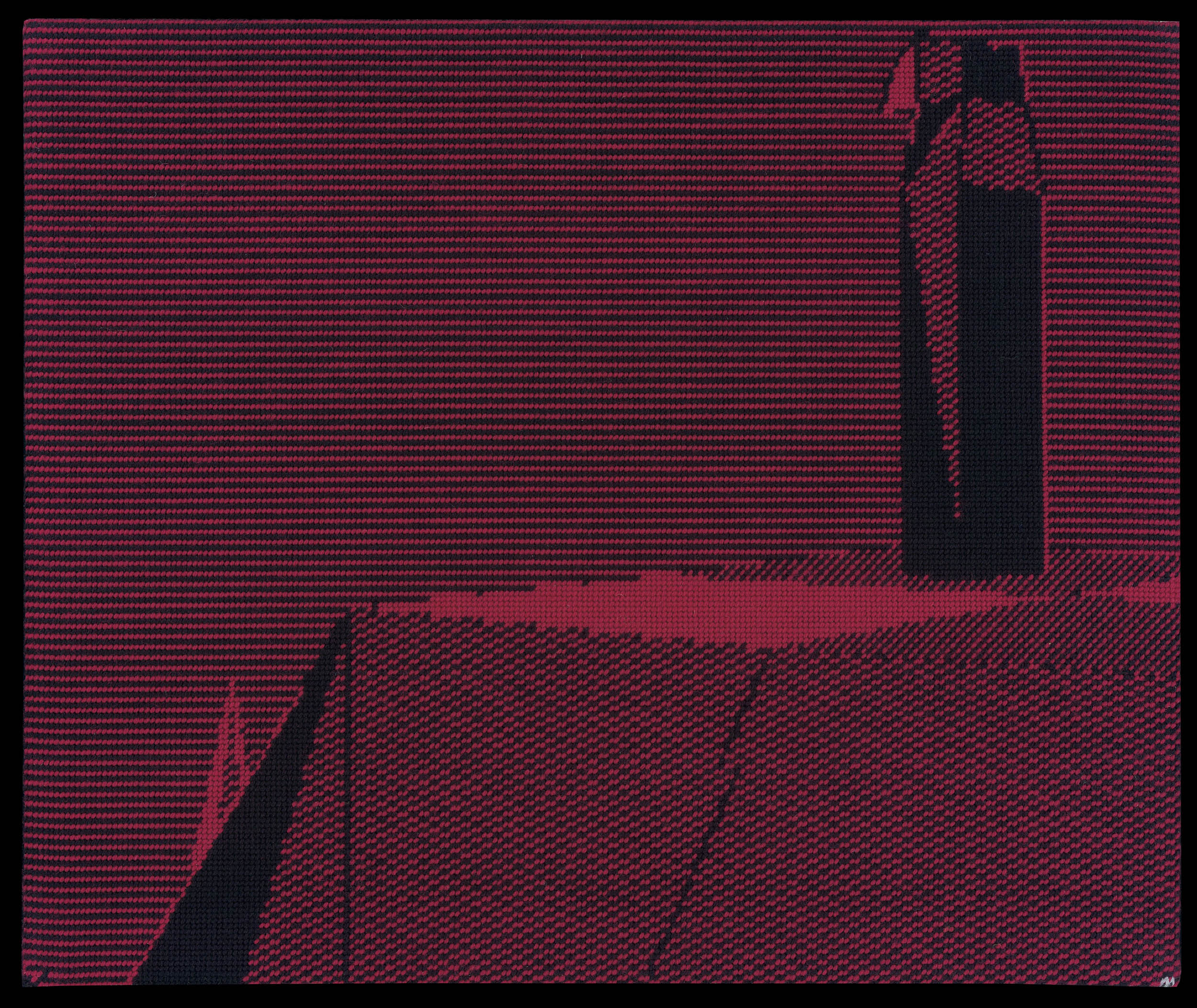 Marine Beaufils, «La Sentinelle», Level 0154, ricamo. © Marine Beaufils