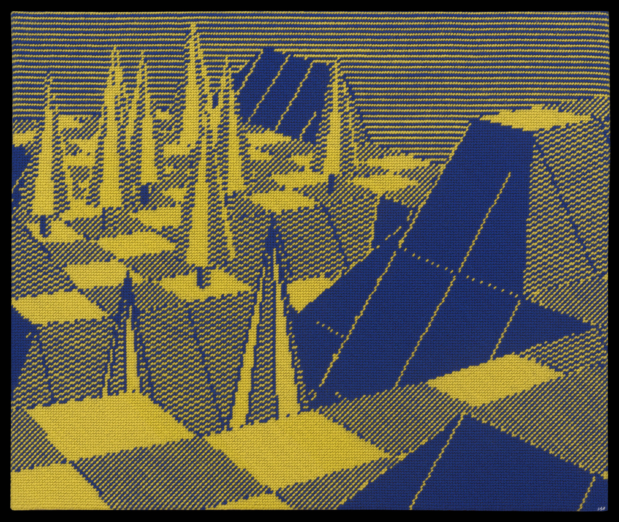 Marine Beaufils, «La Sentinelle», Level 3235, ricamo. © Marine Beaufils