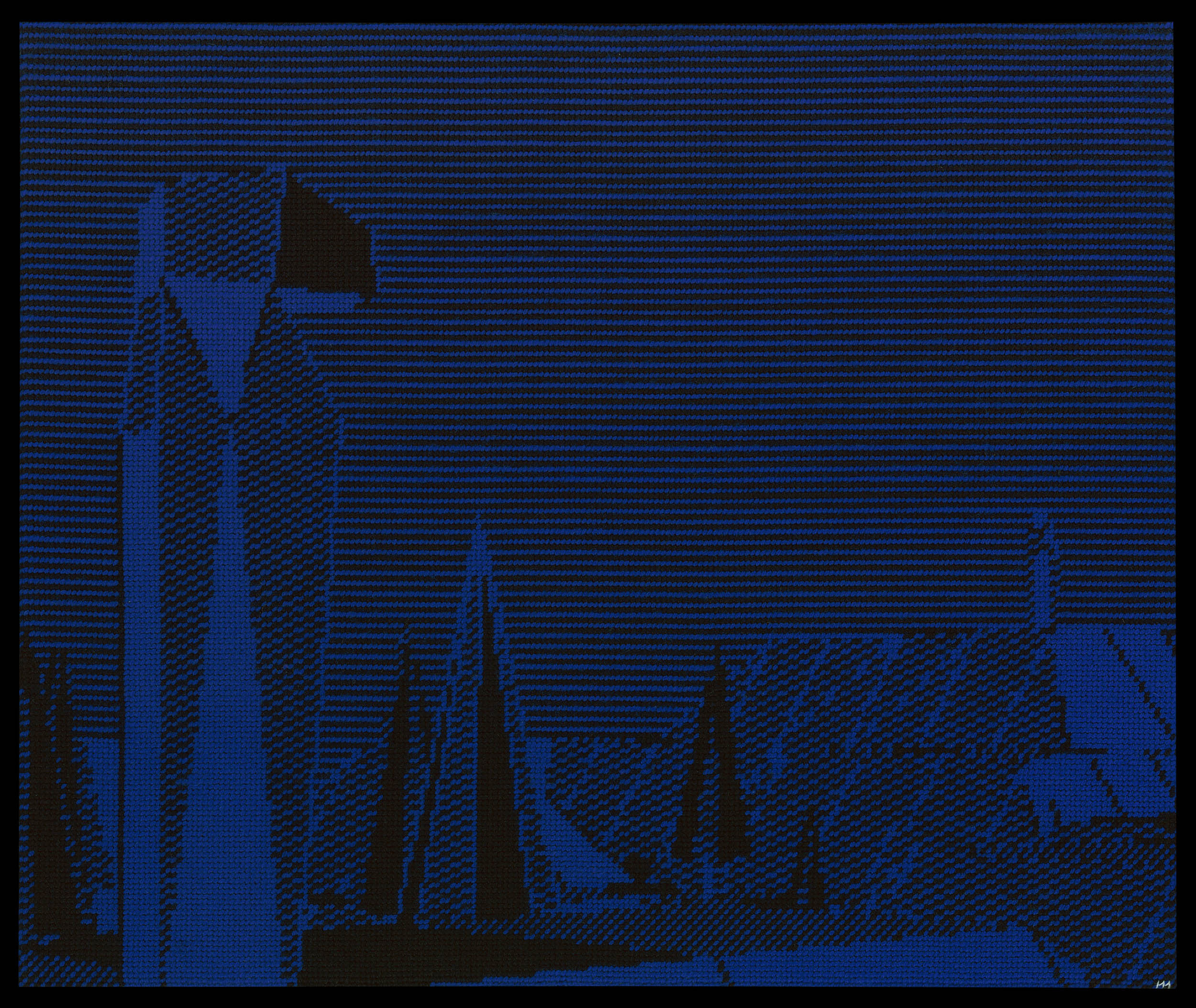 Marine Beaufils, «La Sentinelle», Level 9477 bis, ricamo. © Marine Beaufils