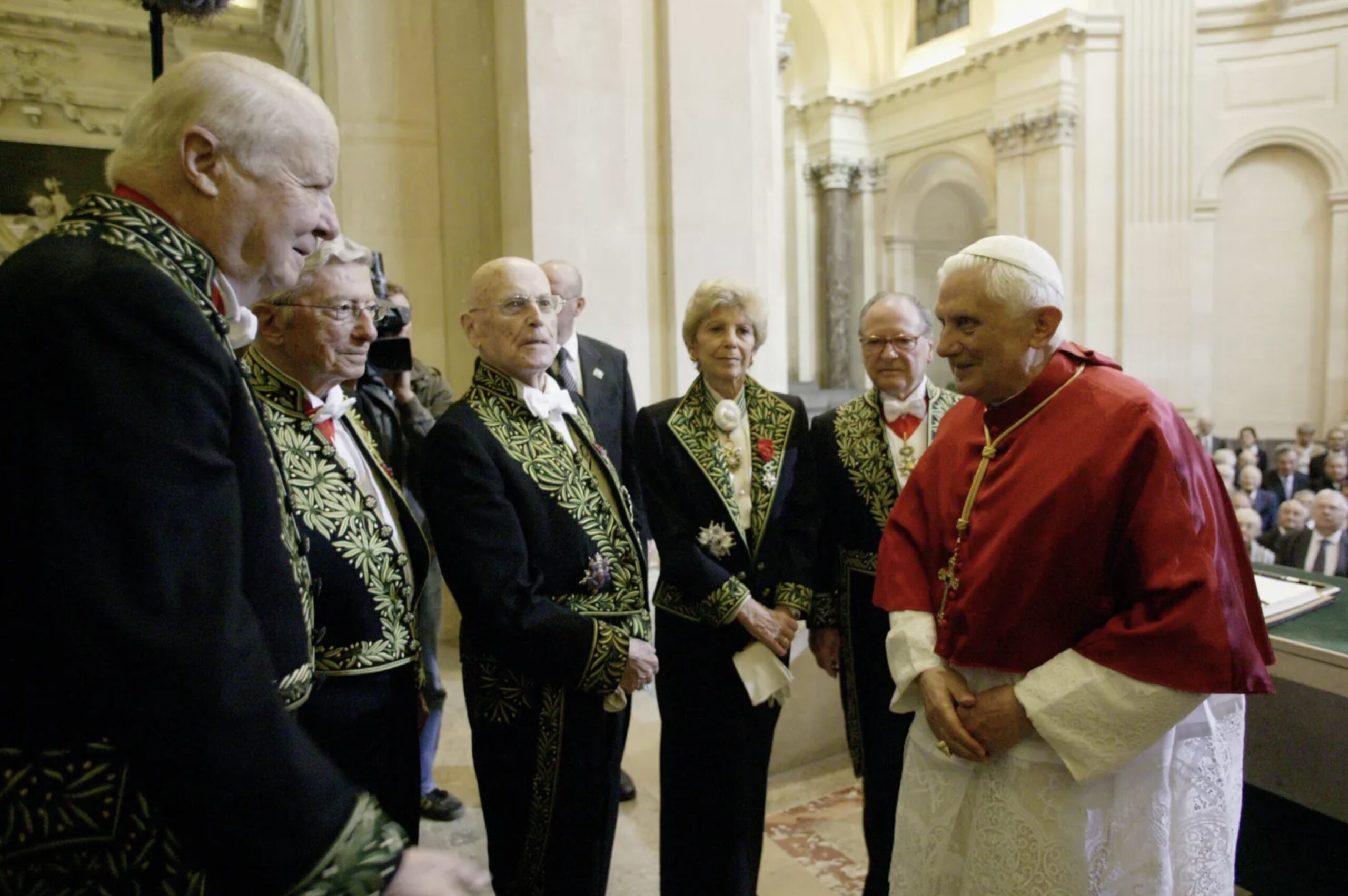 Visita di Papa Benedetto XVI all’Institut de France il 13 settembre 2008