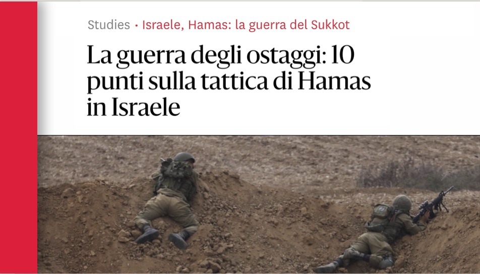 La Guerra Degli Ostaggi: 10 Punti Sulla Tattica Di Hamas In Israele ...